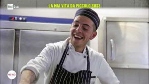 Davide in cucina a Tuscania