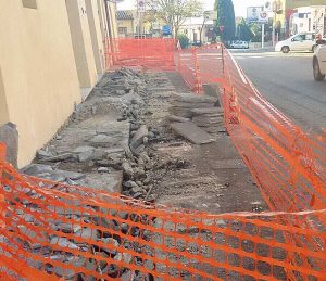 Il cantiere a Pescia Romana