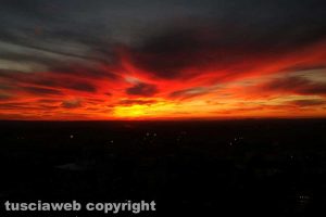 Un tramonto viterbese