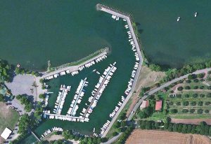 Marta - Il porto prima della realizzazione della nuova banchina