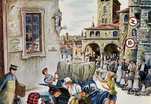 Viterbo sulla copertina del Saturday evening Post del 1958