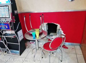 Viterbo - Furto al Café Bleu di via Vittorio Veneto