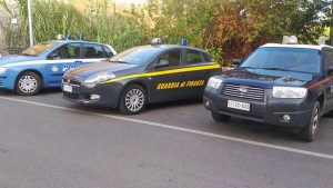 Polizia, guardia di finanza e carabinieri