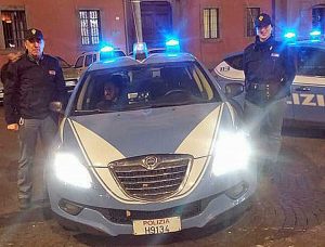 Viterbo - Polizia nel centro storico