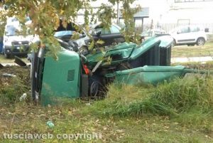 Viterbo - Incidente al Poggino