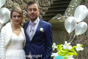 Viterbo - Jasmin Burek e Magda Boruchalska durante il matrimonio