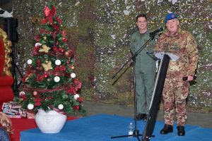 Viterbo - L'iniziativa “Babbo Natale con le ali” - Discorso del comandante