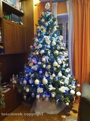 Viterbo - L'albero di Natale della famiglia Antonelli