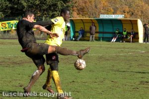 Sport - Calcio - Il match tra Montefiascone e Bomarzo