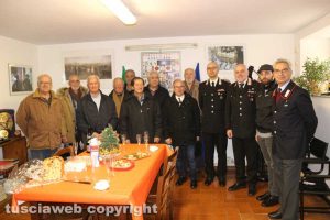 Montefiascone - Scambio di auguri nella caserma dei carabinieri
