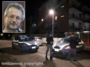 Viterbo - Delitto di via Santa Lucia - Nel riquadro: Ermanno Fieno