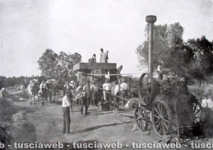 Farnese- Come eravamo - 1900 - Trebbiatura del grano