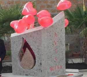 Blera - Monumento dedicato ai donatori Avis