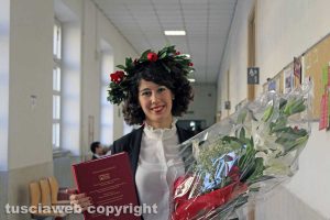 La neo dottoressa Valentina Fusi