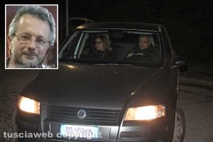 Viterbo - Via Santa Lucia - Duplice omicidio - La pm Chiara Capezzuto - Nel riquadro Ermanno Fieno
