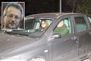 Viterbo - Via Santa Lucia - Duplice omicidio - La pm Chiara Capezzuto - Nel riquadro Ermanno Fieno