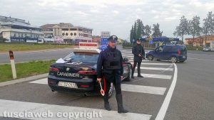 Orte - I carabinieri al casello dell'autostrada
