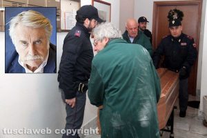 Viterbo - Delitto di via Santa Lucia - Nel riquadro: Paolo Crepet