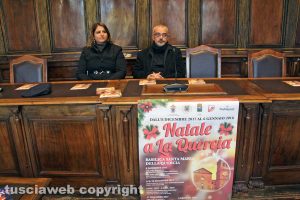 Irene Temperini e don Massimiliano Balsi