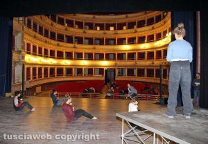 Viterbo - Le prove dello spettacolo "Fragile"