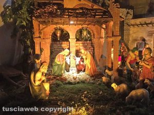 Viterbo - Il presepio di San Francesco alla Rocca