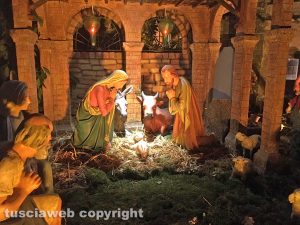Viterbo - Il presepio di San Francesco alla Rocca