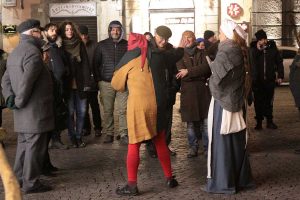 Un momento di “C’era una volta Viterbo: vecchi giochi e storie dialettali”