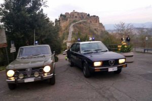 Le auto d'epoca a Bagnoregio
