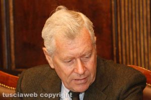 Viterbo - La presentazione dell'emporio solidale 'I care' - Il sindaco Michelini
