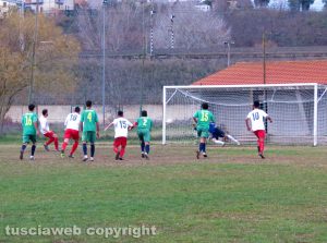 Sport - Calcio - Bomarzo - Cerveteri Il rigore di Francesconi