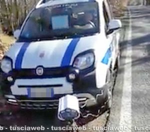 Canepina - "Bacchetta" la polizia locale - Il video pubblicato su Facebook
