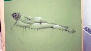 Viterbo - Modelli nudi, alla scuola di arti visive Next si disegna il corpo umano