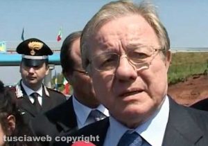 Viterbo - Altero Matteoli all'inaugurazione della trasversale