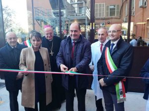 Civita Castellana - Nicola Zingaretti all'ospedale Andosilla