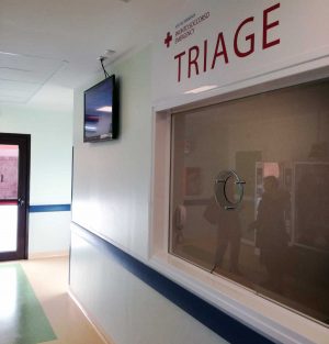 Civita Castellana - Il pronto soccorso dell'ospedale Andosilla