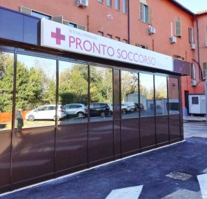 Civita Castellana - Il pronto soccorso dell'ospedale Andosilla