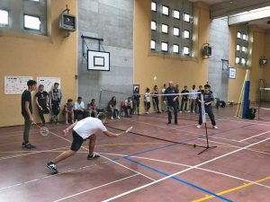 Incontri tematici di Badminton nelle scuole della Tuscia