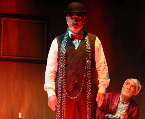 Un momento dello spettacolo “A Natale con i fantasmi” di Gianni Abbate