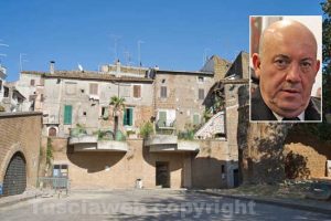 Corchiano - Nel riquadro: Il prefetto Giovanni Bruno