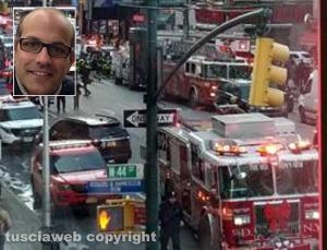 L'attentato a Ny - Nel riquadro Claudio Ferri