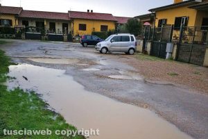 Tuscania - Il degrado a via Alarico Santi