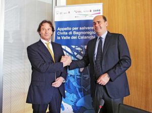 Francesco Bigiotti e Nicola Zingaretti
