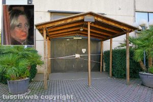 Viterbo - Operazione Birretta - Il night club sequestrato - Nel riquadro: Elena Agafonova