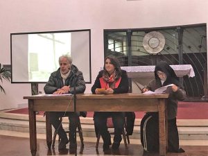 Viterbo - La vicensindaca Ciambella alla presentazione degli itinerari su santa Giacinta Marescotti