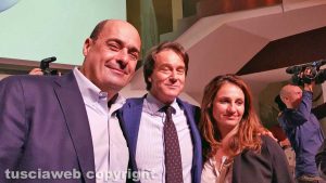 Roma - Francesco Bigiotti con il presidente Nicola Zingaretti