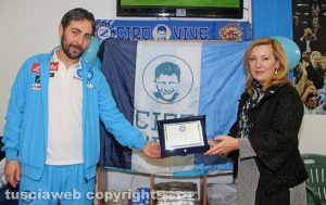 Viterbo - L'inaugurazione del Napoli club