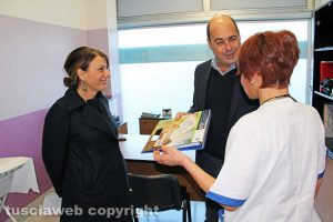 Viterbo - Daniela Donetti e Nicola Zingaretti al consultorio della Cittadella della salute