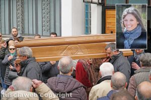 Viterbo - Il funerale di Sara Perlorca