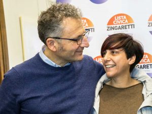 Paola Marchetti e Massimiliano Smeriglio