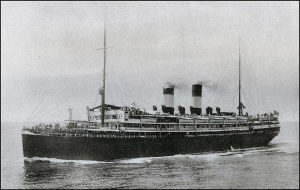 Piroscafo del Principe Umberto affondato l'8 giugno 1916 (da Istoreco Albo della Memoria)